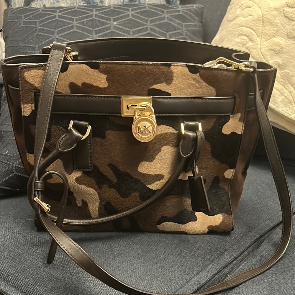 Michael Kors Brown Camouflage Women's Bag